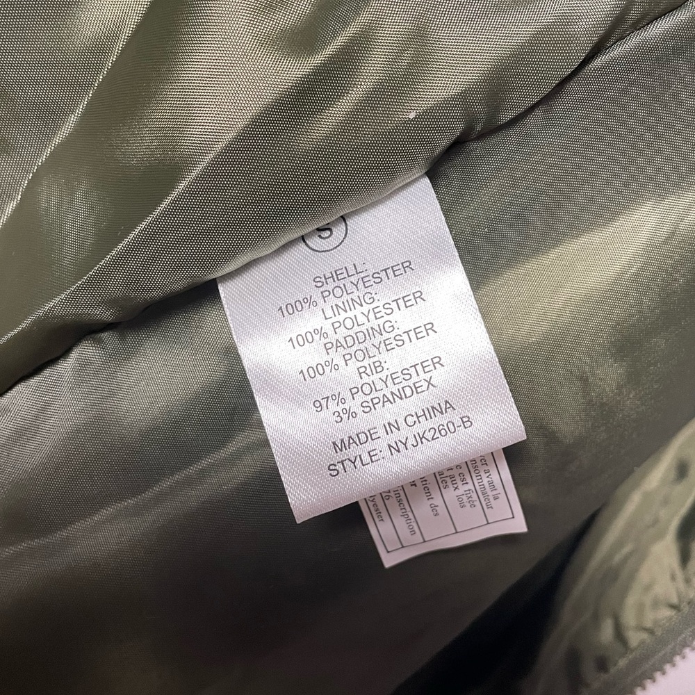 Olive bomber jacket - Picture 6 of 6
